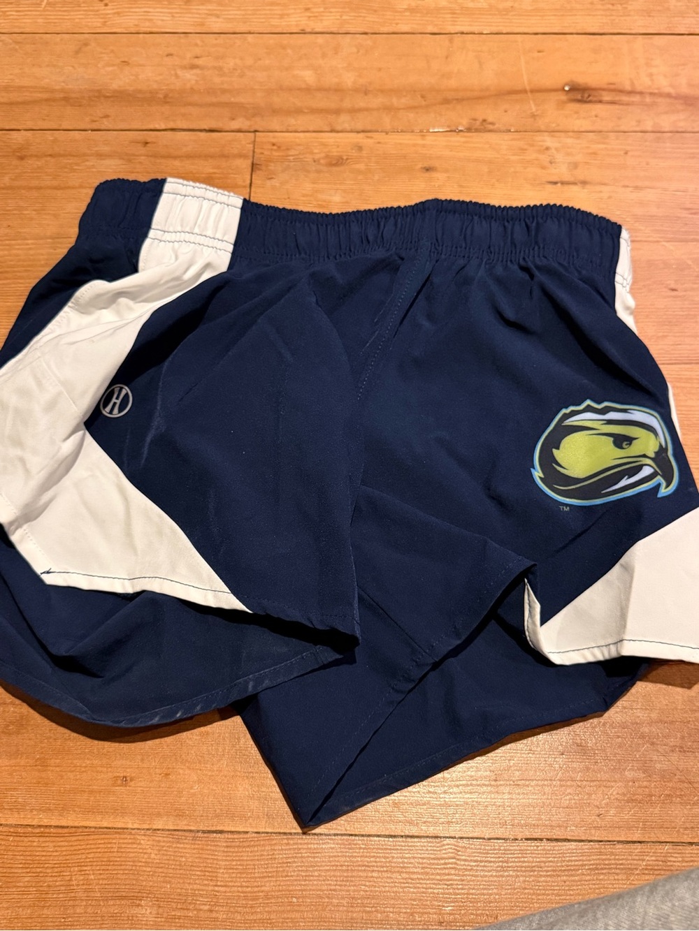 Holloway Ladies Navy and Gray Athletic Shorts